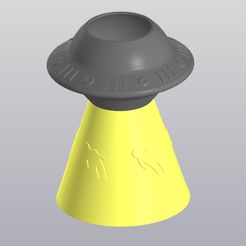 1.jpg 3D-Datei UFO-Balken Pflanzgefäß・Design zum Herunterladen und 3D-Drucken