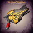 3.jpg Samira Weapon From League of Legends - Fan Art 3D print model