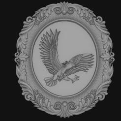1.png STL file Decorative Eagle STL for 3D printing 3D print model・3D printing model to download