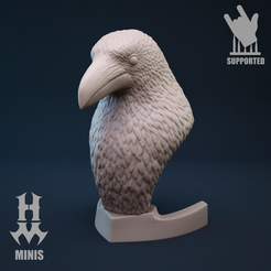 c1.png STL file raven・3D print model to download