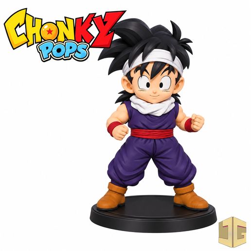Chonky inspired by Son Gohan from Dragon Ball Z – STL