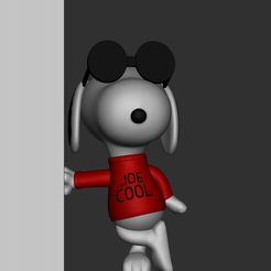 1.jpg Fichier STL Snoopy Joe Cool・Design pour impression 3D à télécharger