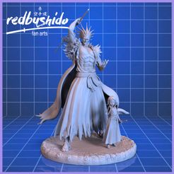 COLOR-1.jpg STL file Kenpachi and Yachiru FanArt from Bleach .STL FILE・3D printable design to download