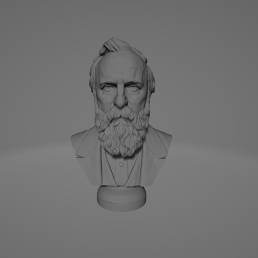 Rutherford B. Hayes Bust - High Detail US President Statue 3D Model