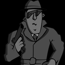 Special-Agent.png Файл 3D Специальный агент・Шаблон для загрузки и 3D-печати