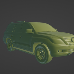 1.png STL file Lexus LX 570 J200・3D printable model to download