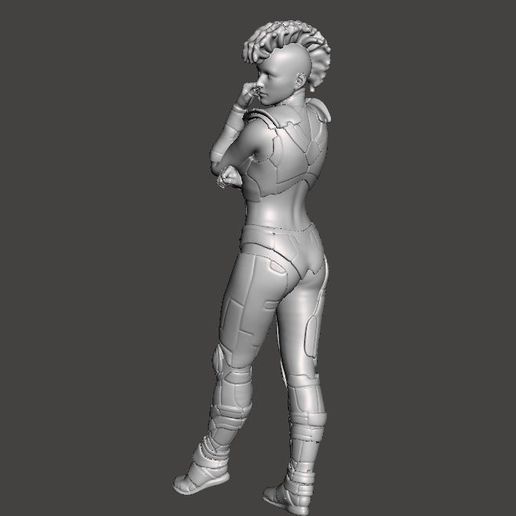 Cyberpunk Girl 3D model