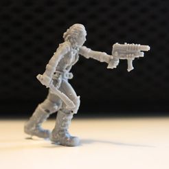 female human Street samurai  from shadowrun rpg