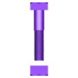 M10X1.5.stl hexagonal nut and bolt - metric