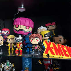 LOGO/SIGN MULTICOLORE 3D - X-Men