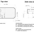 DrillMini8_plank.JPG Free 3D file Mini Drill Press for PCB - M8 rod version・3D printing design to download