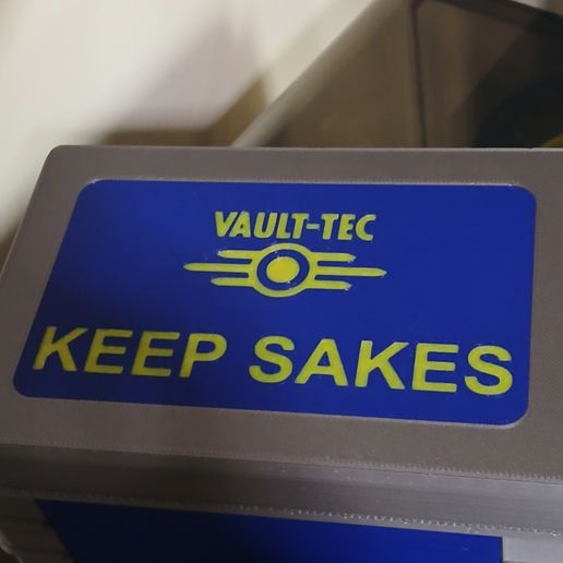 Vault‑Tec “Keep Sakes” Personal Effects Box - Stainless Steel Axle ...