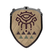 Zonai-Sheild-v2.png LINK Old Wooden Shield STL Files [The Legend of Zelda: Tears of the Kingdom]