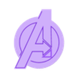 Avengers_Coin.stl Avengers Logo Medallion / Coin