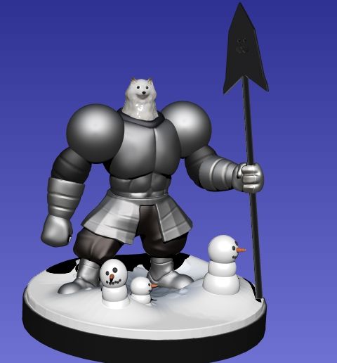 トップ　3D　まとめ売り　アンノーン　フリーザー　ピィ　マリル　イトマル 🐕 Greater Dog Snowdin Version - Undertale・ 3D File for ・Cults