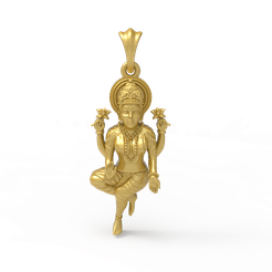 lakshmi-pendant-pic-1.png STL file lakshmi pendant・3D printer model to download