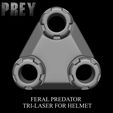 feral-predator-tri-laser-for-helmet-mask-prey-movie-3d-model-3789b02920.jpg 3D PRINTABLE FERAL PREDATOR TRI LASER FOR HELMET MASK - PREY MOVIE