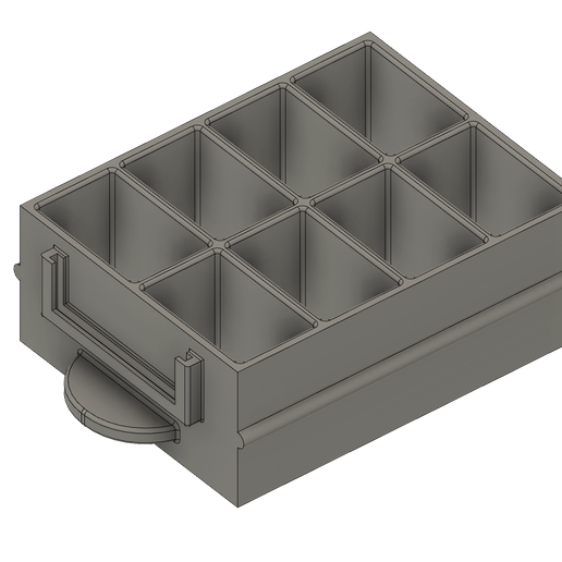 Organizer-Block-Adjustable-6-v1.png STL file modular organizer with container・3D print design to download, Upcrid