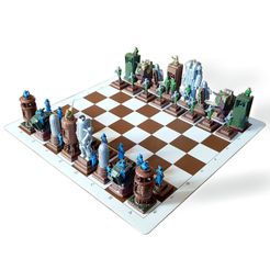 Steam_Chess_A__10b.jpg STL file Steampunk chess game.・Template to download and 3D print