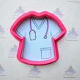 DSC_0036.jpg Doctor Cookie Cutter / Medical Doctor Nurse's Gown
