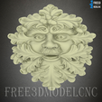 1.png green man 3D STL Model for CNC Router Engraver Carving Machine Relief Artcam Aspire cnc files, Wall Decoration