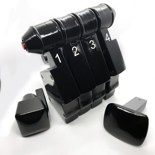 ✈️ Airbus A380 Thrust lever for Saitek・ STL File for 3D