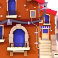 6.jpg MAISON 6 HOUSE HOME CHILD CHILDREN'S PRESCHOOL TOY 3D MODEL KIDS TOWN KID Cartoon Building 5