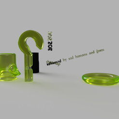 22222.png Download free STL file pseudomirrored WONNOM reality hook • 3D printing model, Labadorium