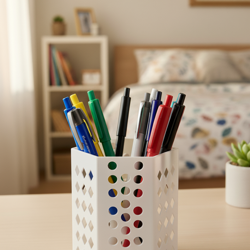 MULTIFACETED PENCIL HOLDER - 3D model önizlemesi