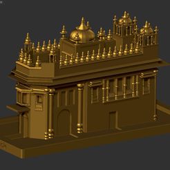2356564545.jpg Archivo STL Templo Dorado・Diseño para descargar y imprimir en 3D
