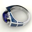 Ring-R2D2-6.jpg STL file Ring with enamel R2D2・3D print design to download