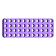 uBeam9.Holes.4x11.Infill.Fancy.stl Lego Frames with fancy look