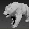 bear_3d_russia.jpg STL file Bear low poly・Model to download and 3D print, 3dpark