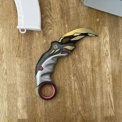 STL file CSGO Karambit 🎮・3D printer model to download・Cults