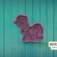 apple-pie-pony.jpg Applejack My Little Pony Cookie Cutter