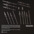 2.png x 5 wolf double-handed spears for marine wolves