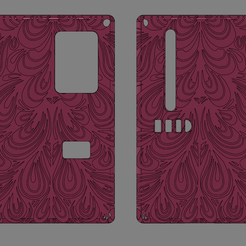 centaurusB80floral4.png Lost Vape Centaurus B80 Panels - Floral Pattern (with and without magnet placement)