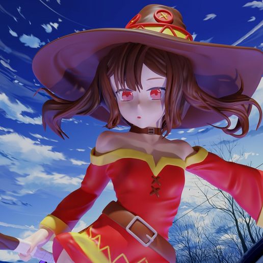 6.jpg Figura de anime Megumin + 4 faces diferentes
