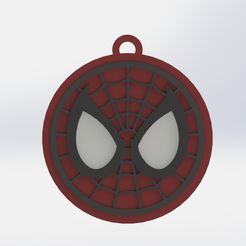 Spiderman-Keychain.jpg Archivo STL gratuito Spiderman - Keychain・Objeto para descargar e imprimir en 3D
