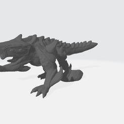 Kaiju.png Fichier STL Monstre Kaiju・Design pour imprimante 3D à télécharger