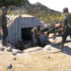 soldier.png Archivo OBJ gratuito rescate militar・Idea de impresión 3D para descargar