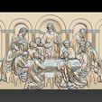 K_-(15).jpg CNC 3d Relief Model STL for Router 3 axis - The Last Supper