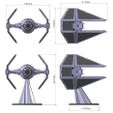 11.jpg STAR WARS TIE INTERCEPTOR – Highly detailed & fully printable – Cockpit & openable hatch – With instructions
