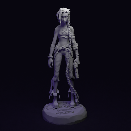 Jinx - Arcane League of Legends 3D model