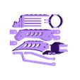 Large WITH HOLES plate.stl STL file Robot Fingers and Thumbs and UPDATED with longer finger parts 3 sizes・3D printer design to download