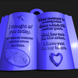 Shapr-Image-2023-03-24-132933.png Open Book Plaque,  memorial gift, remembrance, commemoration, thoughtful gift, decoration religious gift, condoleance gift,  In loving memory of someone special,