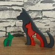 Animal Silhouette - Dog Cat Rabbit Mouse
