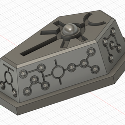 1.png STL file Necron badge・3D printing template to download