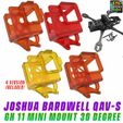 Joshua-Bardwell-QAVS-GH11-Mini-30-Degree-Mount-1.jpg Lumenier QAV-S Joshua Bardwell Gopro Hero 11 Mini Mount 30 Degree