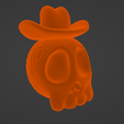 7.png Skull with Hat - Halloween